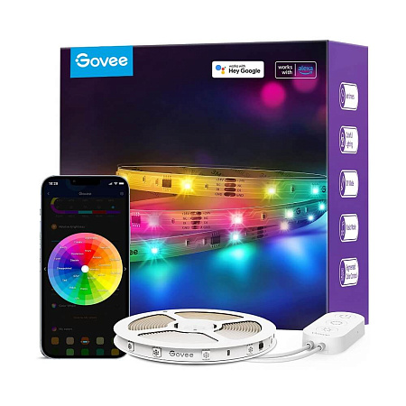 Светодиодная лента GOVEE RGBIC Basic  / 10m / Multicolor / Wi-Fi / Bluetooth