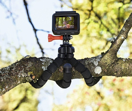 Hama 4609 Tripod-Mini Flex for Smartphone and GoPro, 14 cm, black