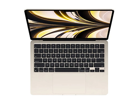 Ноутбук 13,6" Apple MacBook Air A2681, Starlight, M2 with 8-core CPU and 8-core GPU, 8Гб/256Гб, macOS Monterey