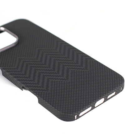 VANTA Case Carbon Ring Weaving M Magsafe for  iPhone 16, M-Black