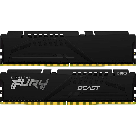 .64GB DDR5-5200MHz  Kingston FURY Beast (Kit of 2x32GB) (KF552C40BBK2-64), CL40-40-40, 1.25V, Intel 