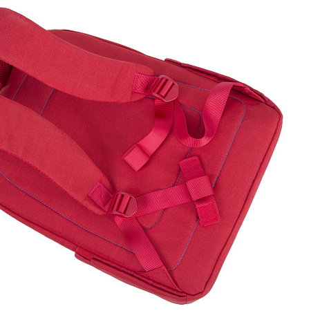 Backpack Rivacase 7560, for Laptop 15,6" & City bags, Canvas Red