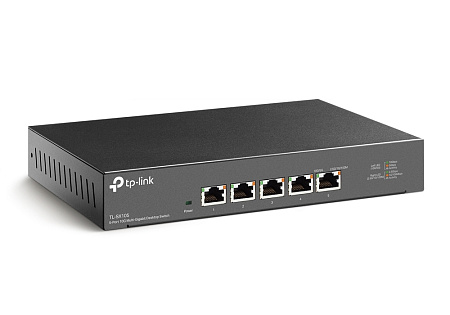 .5-port 10/100Mbps/1/2,5/10 Gbps Switch TP-LINK "TL-SX105", steel case .5-port 10/100Mbps/1/2,5/10 Gbps Switch TP-LINK "TL-SX105", steel case