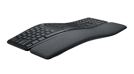 Wireless Keyboard Logitech ERGO K860, Curved keyframe, Split layout, Ultra precise typing, Wrist res