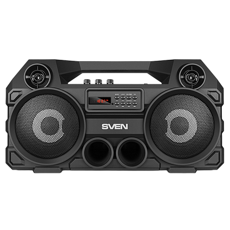 Speakers SVEN "PS-580" 36w, Black, Bluetooth, FM, USB, microSD, LED-display, RC, 2x2000mA*h
