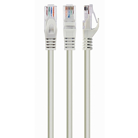 Patch Cord Cat.6U  0.5m, Grey, PP6U-0.5M, Cablexpert, Stranded Unshielded