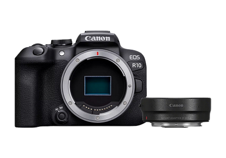 DC Canon EOS R10 BODY & Adapter EF-EOS R for EF-S and EF lenses