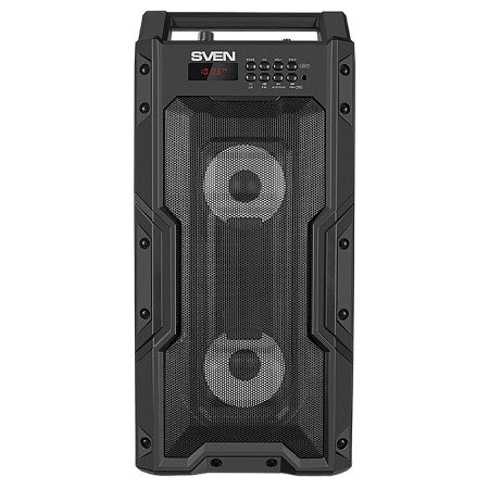 Speakers SVEN "PS-435" 20w, Black, Bluetooth, microSD, FM, AUX, USB, Karaoke, 2000mA*2