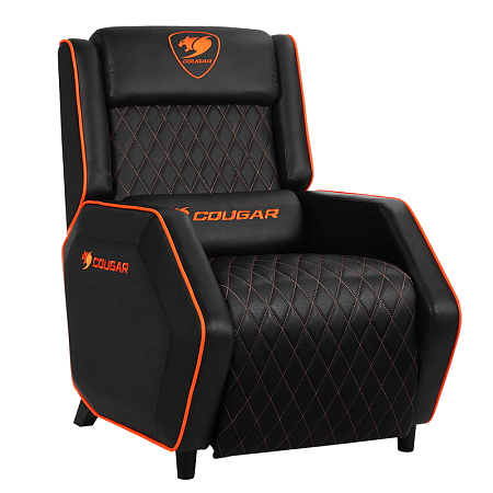 Gaming Sofa Cougar Ranger Black/Orange, User max load up to 160kg / height 145-190cm