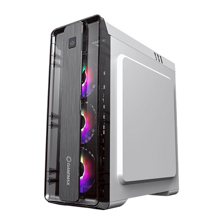 Case ATX GAMEMAX MoonLight FRGB, w/o PSU, 0.5mm, 4x120mm FRGB, Fan Controller, Front&Side Transparen
