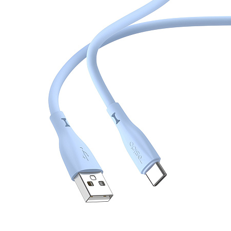 Yesido Cable Liquid Silicone Series USB-A to Lightning 18W 1m, Blue