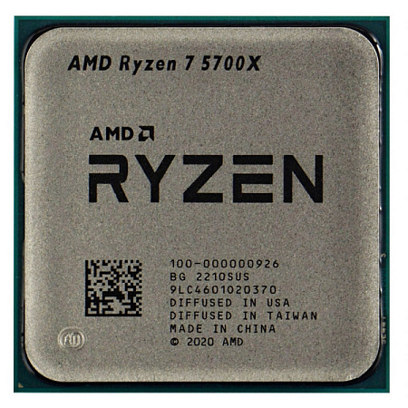 CPU AMD Ryzen 7 5700X (3.4-4.6GHz, 8C/16T, L2 4MB, L3 32MB, 7nm, 65W), Socket AM4, Tray CPU AMD Ryzen 7 5700X (3.4-4.6GHz, 8C/16T, L2 4MB, L3 32MB, 7nm, 65W), Socket AM4, Tray