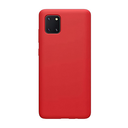 Helmet Case Liquid Silicone Samsung Note 10 Lite, Red Helmet Case Liquid Silicone Samsung Note 10 Lite, Red