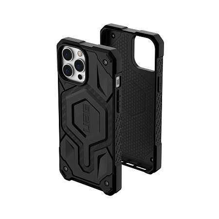UAG Case for iPhone 13 Pro with MagSafe Monarch Pro, Black UAG Case for iPhone 13 Pro with MagSafe Monarch Pro, Black