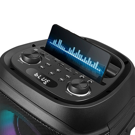 Partybox SVEN "PS-800" 100w, Black, Bluetooth, TWS, Bluetooth, FM, USB, microSD, 2x4400mA*h