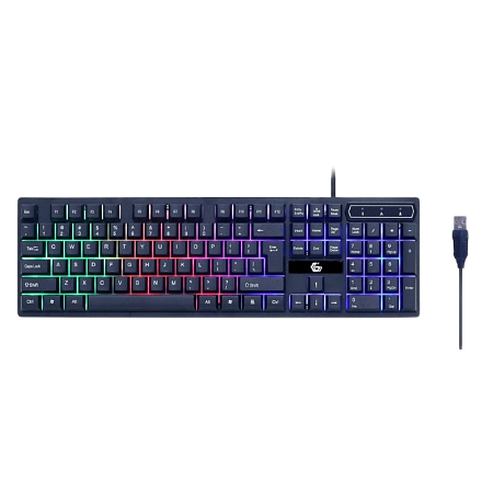 Gaming Keyboard & Mouse & Mouse Pad & Headset Gembird "Ghost" GGS-UMGL4-02, RGB, USB/3.5