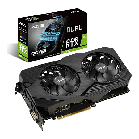 VGA ASUS RTX2060 6GB GDDR6 Dual EVO OC (DUAL-RTX2060-O6G-EVO) VGA ASUS RTX2060 6GB GDDR6 Dual EVO OC (DUAL-RTX2060-O6G-EVO)