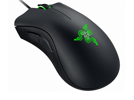 Gaming Mouse Razer DeathAdder Essential, 6400 dpi, 5 buttons, 30G, 220IPS, 96g, Mech.SW, Green Light