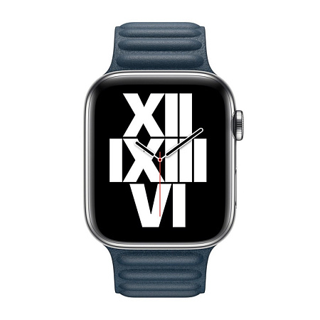 Leather Apple Watch Strap 38/40/41mm M/L Blue