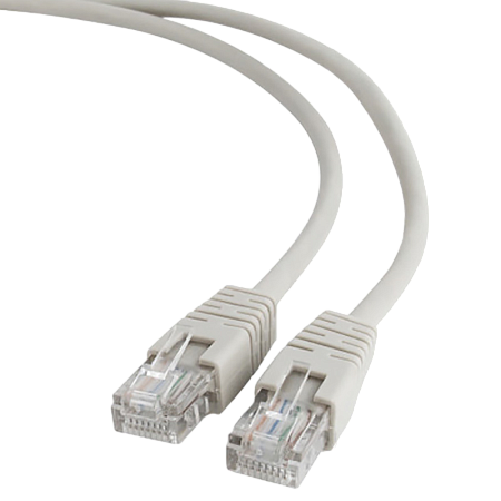 Patch Cord Cat.6U  0.5m, Grey, PP6U-0.5M, Cablexpert, Stranded Unshielded