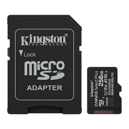 Карта памяти Kingston Canvas Select Plus, 256Гб (SDCS3/256GB), клавиатуры ,мышки ,веб камера ,коврики ,флешки , 16gb, 32gb,64gb,128gb,256gb,512,microsd,sd