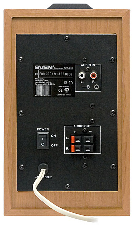 Speakers SVEN "SPS-820" Wooden, 38w / 18w + 2x10w / 2.1 Speakers SVEN "SPS-820" Wooden, 38w / 18w + 2x10w / 2.1
