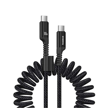 Baseus Cable Type-C to Type-C 100W 1m, Fish-Eye Series, Cluster Black