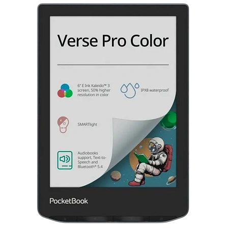 Электронная книга PocketBook Verse PRO COLOR 634, Stormy Sea, acer,asus,lenovo,hp,dell,планшеты,чехол для планшета, подставка для ноутбука, зарядка для ноутбука Электронная книга PocketBook Verse PRO COLOR 634, Stormy Sea, acer,asus,lenovo,hp,dell,планшеты,чехол для планшета, подставка для ноутбука, зарядка для ноутбука