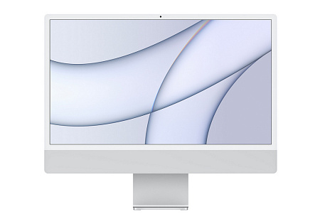 Моноблок Apple iMac A2438, 24", M1 with 8-core CPU and 8-core GPU, 8Гб/256Гб, macOS Big Sur, Серебристый