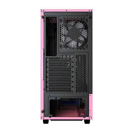 Case ATX GAMEMAX Contac COC, w/o PSU, 0.8mm, 1x120 & 1x140mm ARGB fans, ARGB+PWM Hub, Front Mesh, TG