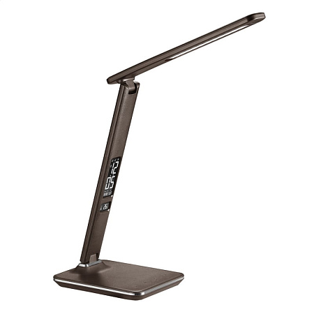 PLATINET DESK LAMP 14W + LCD WITH CLOCK AND TEMPERATURE + USB charger  44228/ 438209