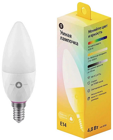 Yandex smart lamp YNDX-00017, E14  White for Yandex station.
