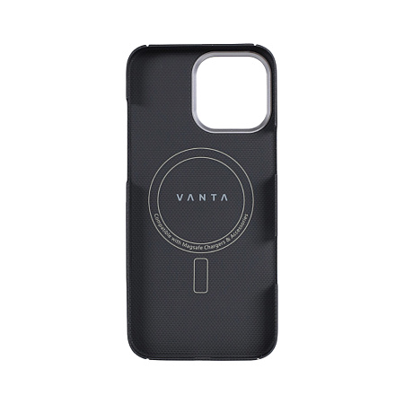 VANTA Case Carbon Silkscreen Fleck Magsafe for iPhone 16 Plus, Galaxy White VANTA Case Carbon Silkscreen Fleck Magsafe for iPhone 16 Plus, Galaxy White