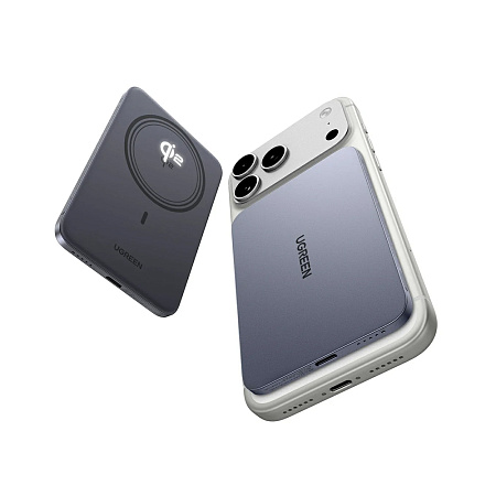 UGREEN Power Bank Wireless Magsafe Ultra-Slim Qi2 5000mAh, 15W, Grey