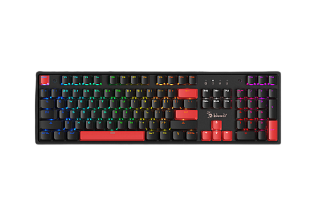 Gaming Keyboard Bloody S510R, Mechanical, BLMS Linear SW, Double-Shot Keycaps, Macro, Onboard Memory Gaming Keyboard Bloody S510R, Mechanical, BLMS Linear SW, Double-Shot Keycaps, Macro, Onboard Memory