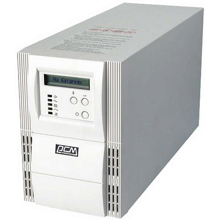 UPS PowerCom VGD-1000 1000VA/700W, On-Line, LCD,AVR,RJ45,USB,RS232, SNMP, 2xSchuko, Ext. batt. conn