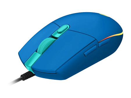 Gaming Mouse Logitech G203 Lightsync, 200-8000 dpi, 6 buttons, 85g, 1000Hz, Ambidextrous, Onboard me