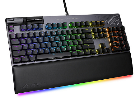 Gaming Keyboard Asus ROG Strix Flare II Animate, Mechanical, NX Red SW, PBT, AniMe Matrix LED displa