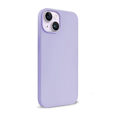 Helmet Case Liquid Silicone iPhone 15 Plus/14 Plus, Lilac Helmet Case Liquid Silicone iPhone 15 Plus/14 Plus, Lilac