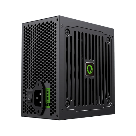 Power Supply ATX 600W GAMEMAX GE-600, 80+, 120mm, Active PFC, Temperature control fan, Black