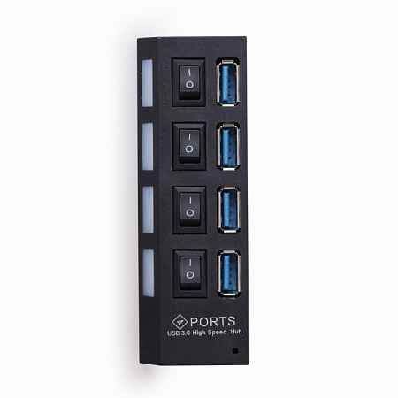 USB  3.0 Hub 4-port Gembird "UHB-U3P4-22", Black