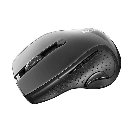 Wireless Mouse Canyon MW-01, Optical, 1000-1600dpi, 6 buttons, Ergonomic, Black Wireless Mouse Canyon MW-01, Optical, 1000-1600dpi, 6 buttons, Ergonomic, Black