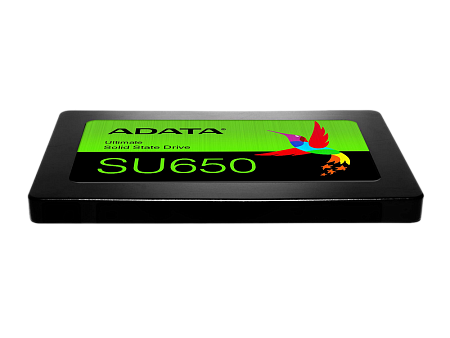 2.5" SATA SSD  512GB   ADATA Ultimate SU650 [R/W:520/450MB/s, 40K/75K IOPS, 280TB TBW, 3D-NAND TLC]