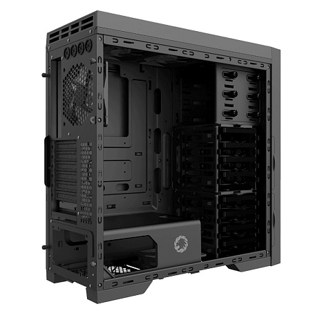 Case EATX GAMEMAX Silent Max, w/o PSU, 0.8mm, 6x120mm fans. PWM Hub, Card Reader, Sound Insulation, 