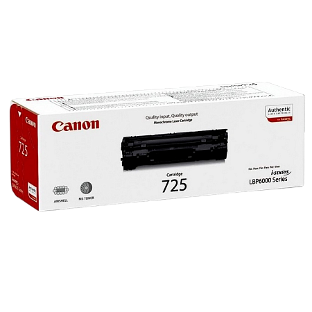 Laser Cartridge Canon 725, black Laser Cartridge Canon 725, black