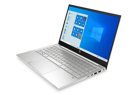 Ноутбук 14" HP Pavilion 14-ec0034ur, Natural Silver, AMD Ryzen 5 5500U, 8Гб/512Гб, FreeDOS