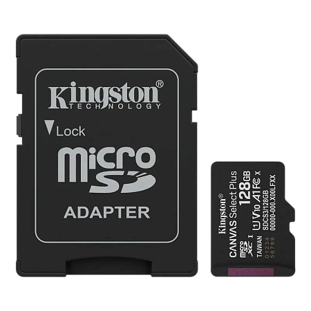 Карта памяти Kingston Canvas Select Plus, 128Гб (SDCS3/128GB) Карта памяти Kingston Canvas Select Plus, 128Гб (SDCS3/128GB)