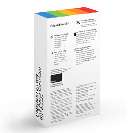 Polaroid Photo Printer Paper 2x3 inch 20 sheets