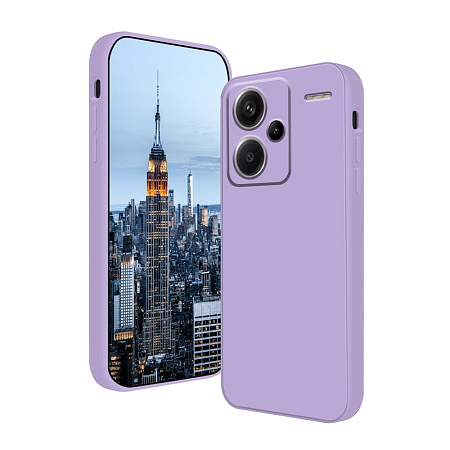 Helmet Case Liquid Silicone Redmi Note 13 Pro Plus 5G, Purple