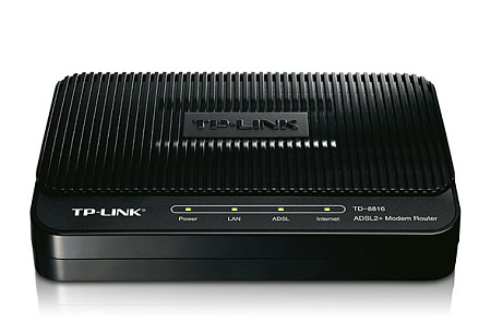 ADSL Router TP-LINK "TD-8816", 1xEthernet port, ADSL/ADSL2/ADSL2+, Splitter, Annex A